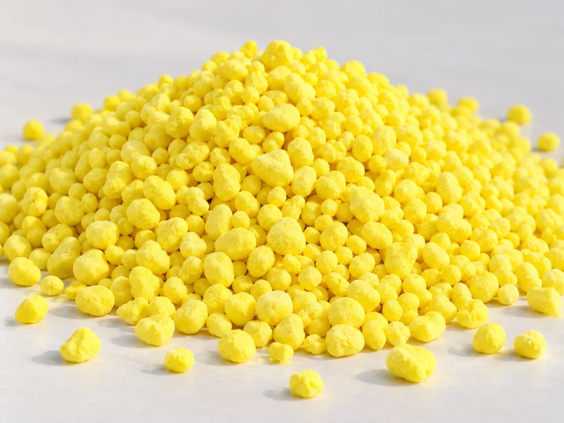 Granulated sulphur